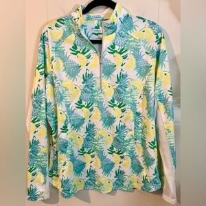 Pebble Beach XL DryLuxe Performance Pullover Long Sleeve Vented 1/4 Zip